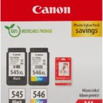 PG-545 XL CL-546 XL VALUE SEC CONFEZIONE DA 2 CARTUCCE D`INCHIOSTRO (NERO XL COLORE XL +50 FOGLI DI CARTA FOTOGRAFICA 10X15CM 2024 SEC), CARTONE RICICLABILE 2024